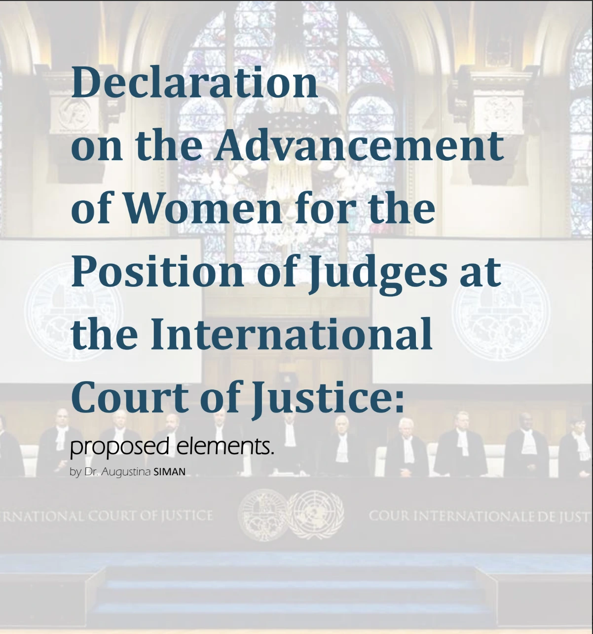 UN Articles & Diplomatic Analysis